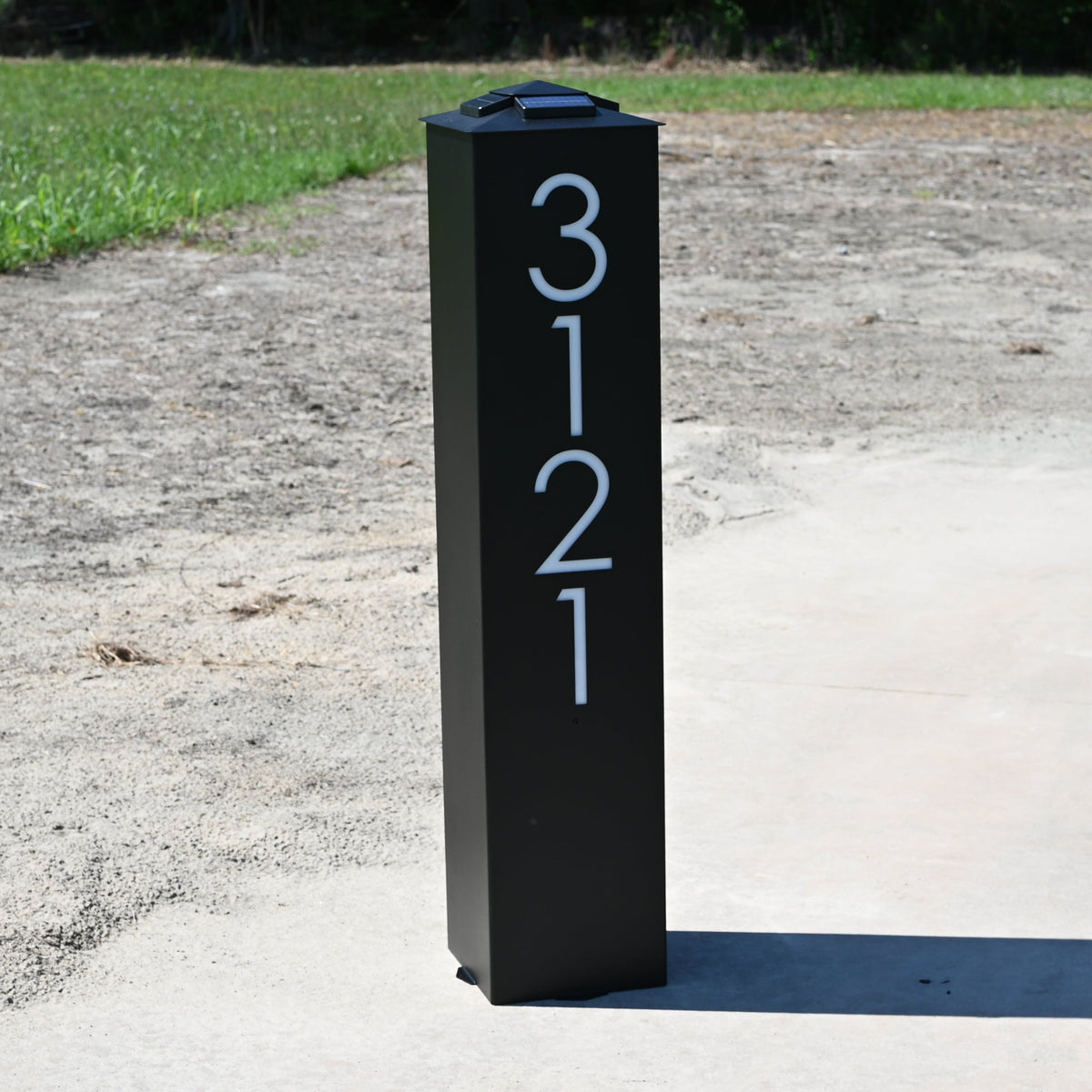 XL Modern Address Numbers Column