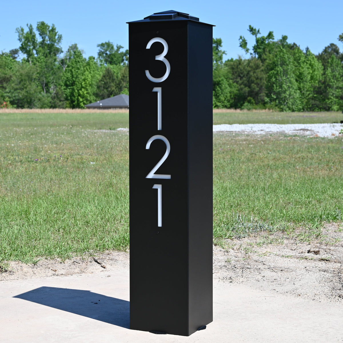 XL Modern Address Numbers Column