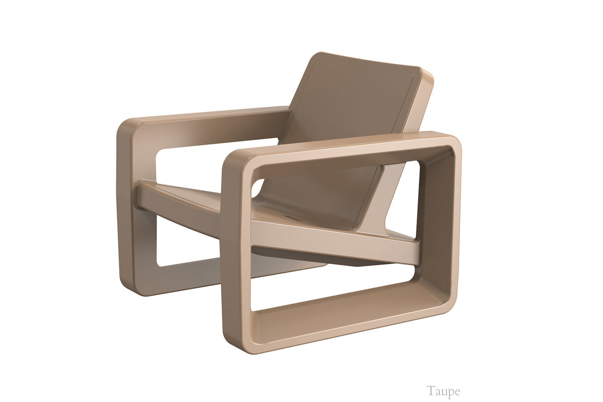 Tupelo Goods Deck Modern Outdoor Lounge Chair – In-Pool & Patio Chair