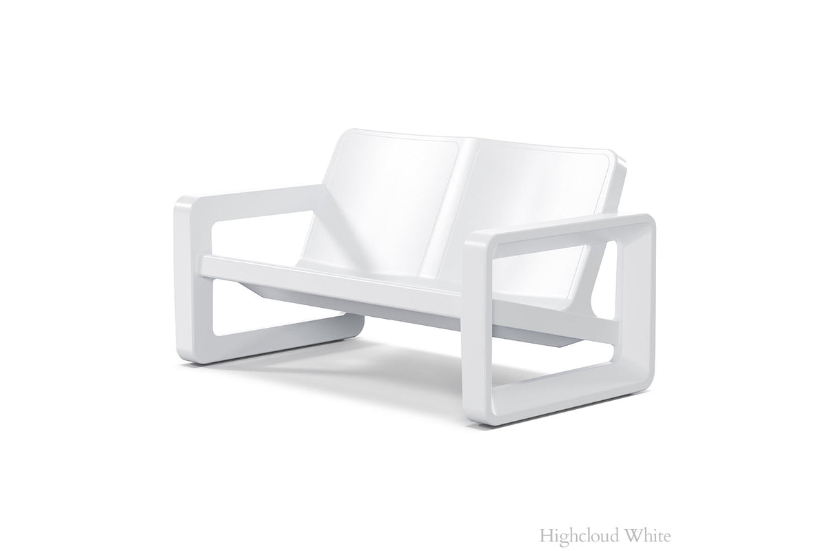 Tupelo Goods Deck Modern Outdoor Loveseat – In-Pool & Patio Seating