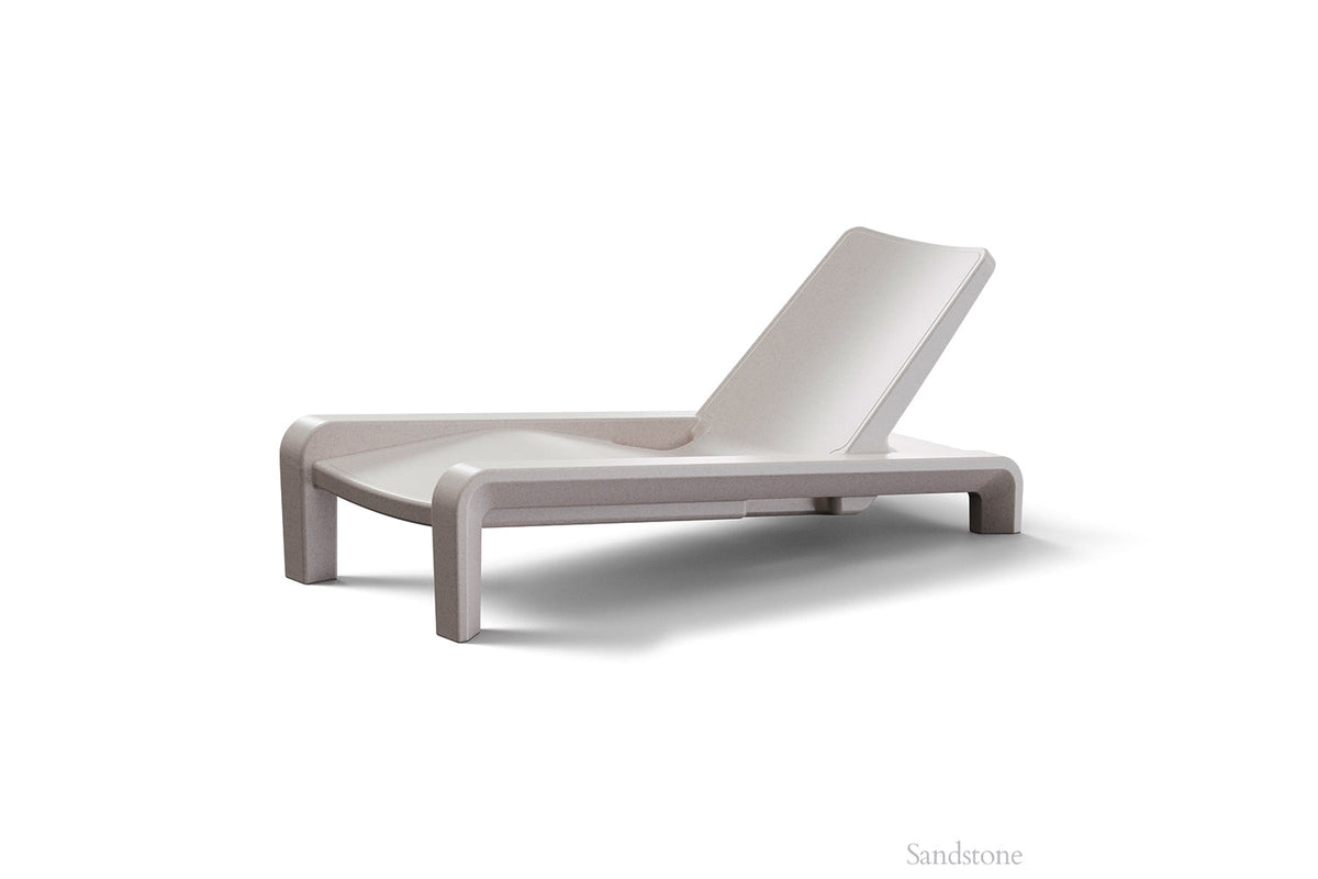 Tupelo Goods Deck Modern Chaise Lounge – In-Pool & Outdoor Lounger