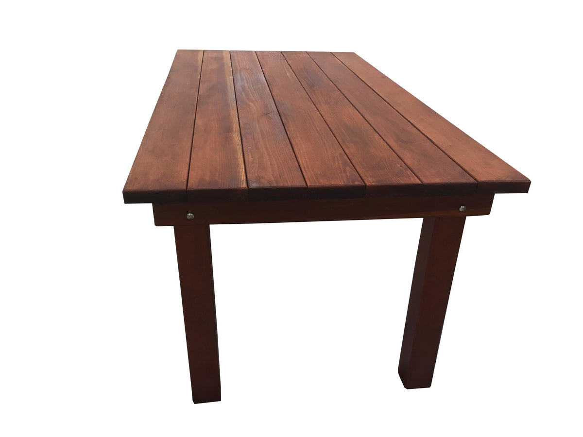 Best Redwood Farmhouse Redwood Dining Table
