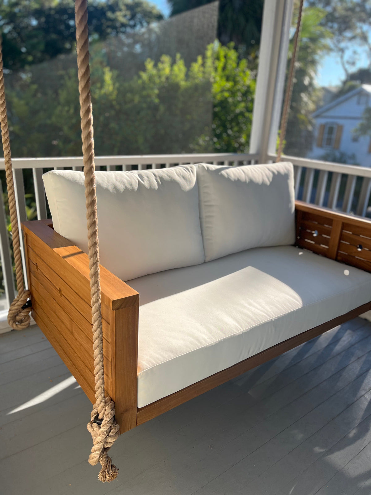 ModHaven Sedona Teak Swing Bed | Standard