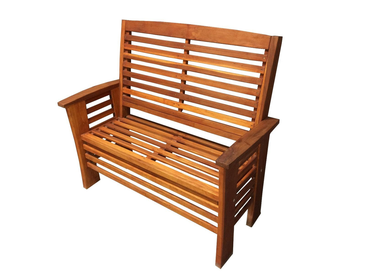 Best Redwood Solid Redwood Patio Bench