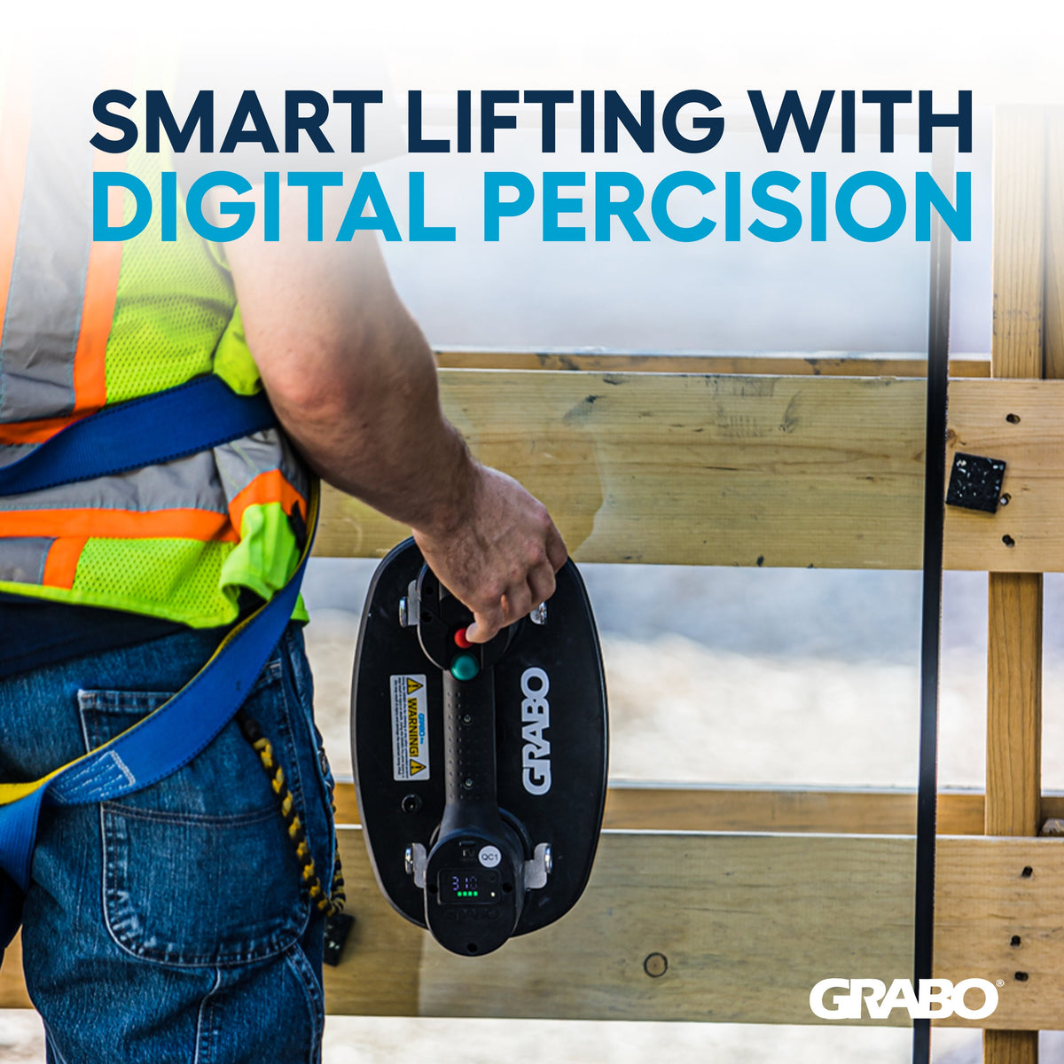 GRABO Pro Lifter 20 Cordless Vacuum Lifter | Up to 375 lb