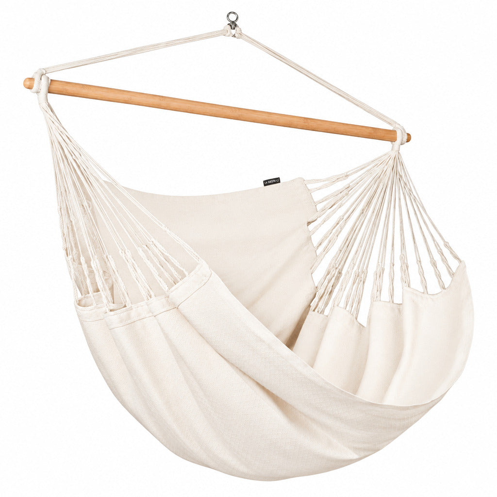 LA SIESTA Habana Latte Organic Cotton Kingsize Hammock Chair