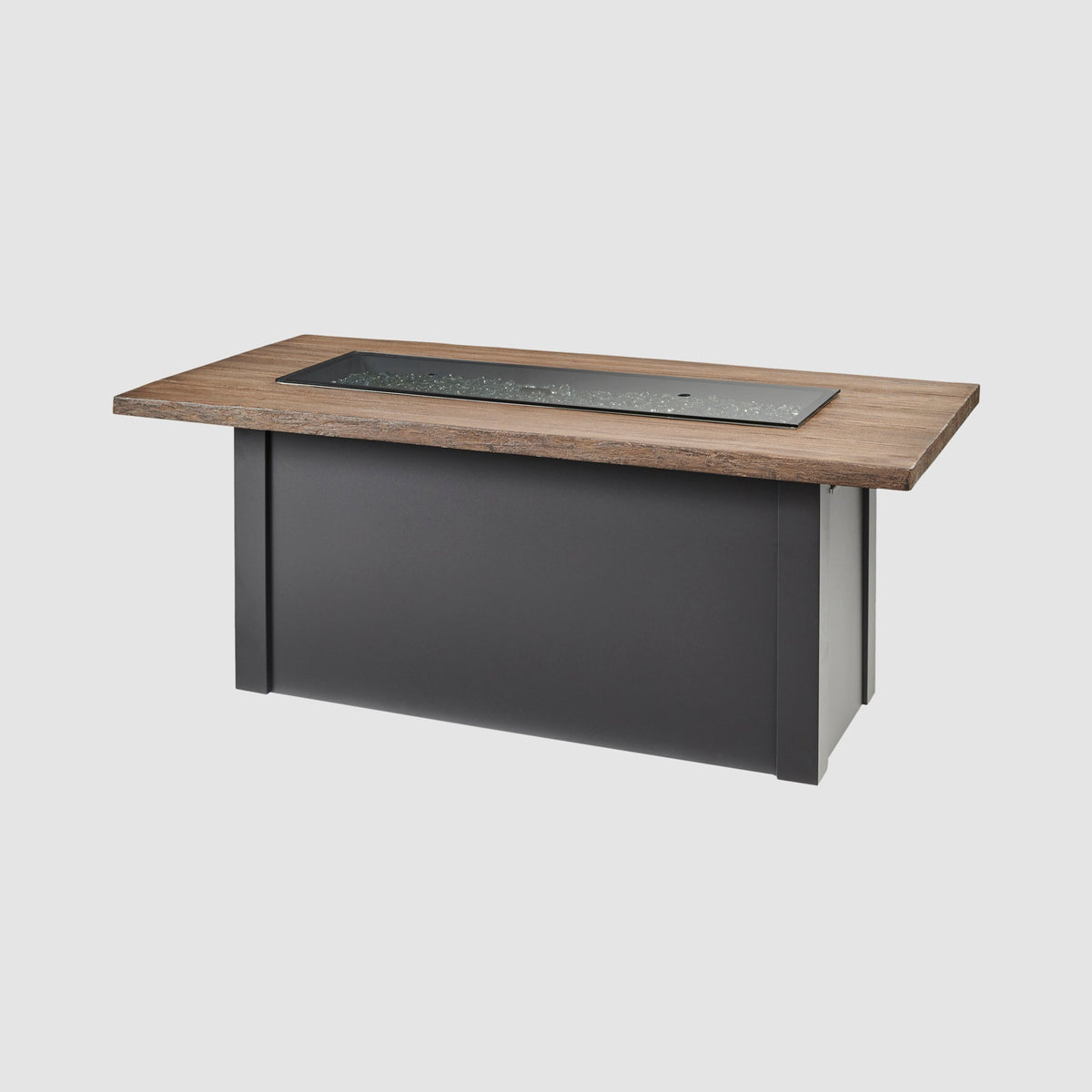 The Outdoor GreatRoom Company Havenwood 62-Inch Linear Gas Fire Pit Table