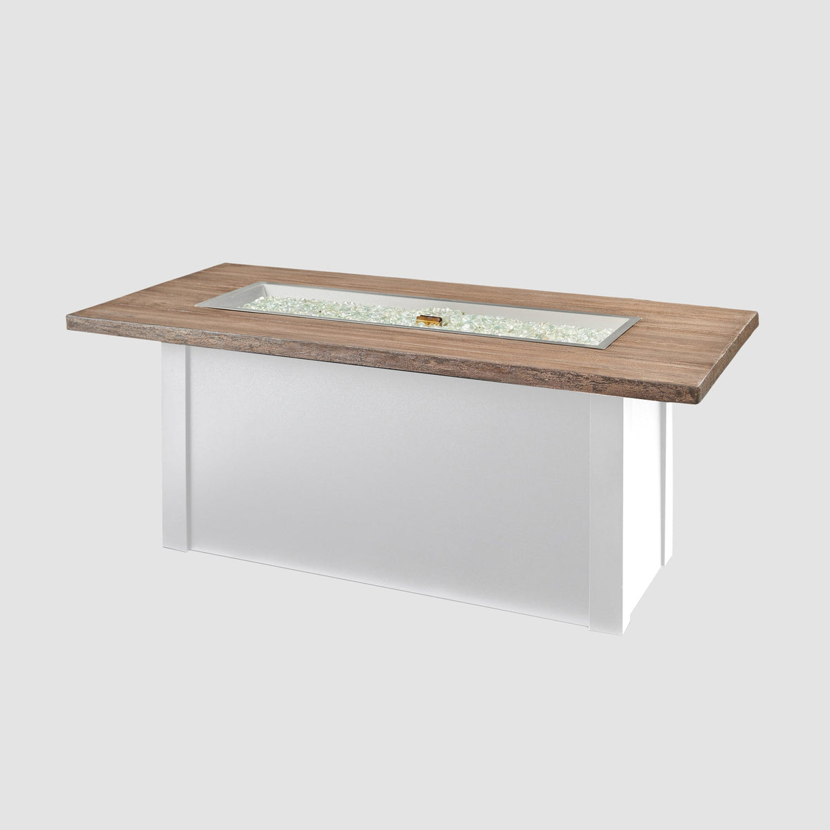 The Outdoor GreatRoom Company Havenwood 62-Inch Linear Gas Fire Pit Table