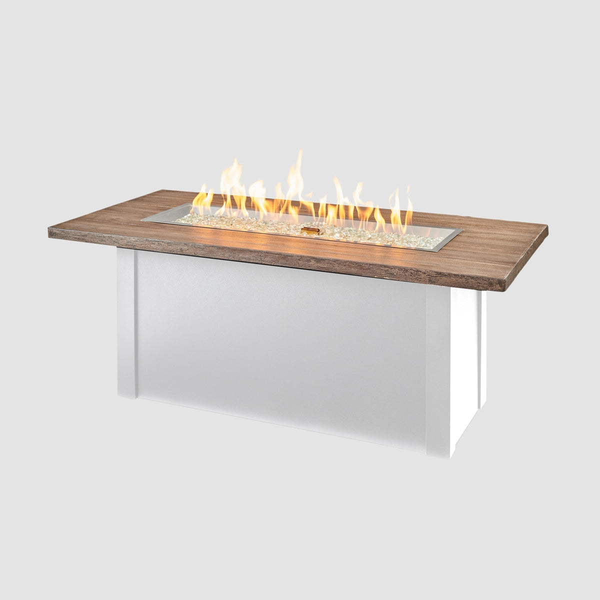 The Outdoor GreatRoom Company Havenwood 62-Inch Linear Gas Fire Pit Table