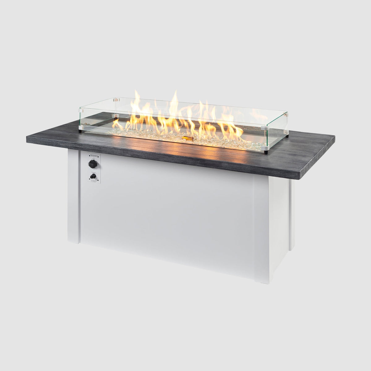 The Outdoor GreatRoom Company Havenwood 62-Inch Linear Gas Fire Pit Table