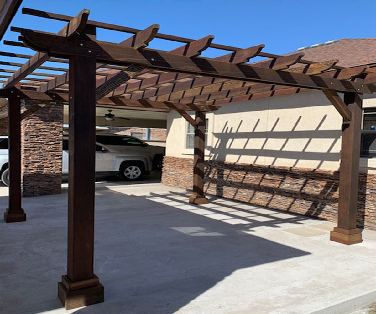 Best Redwood Super Deck Solid Wood Pergola