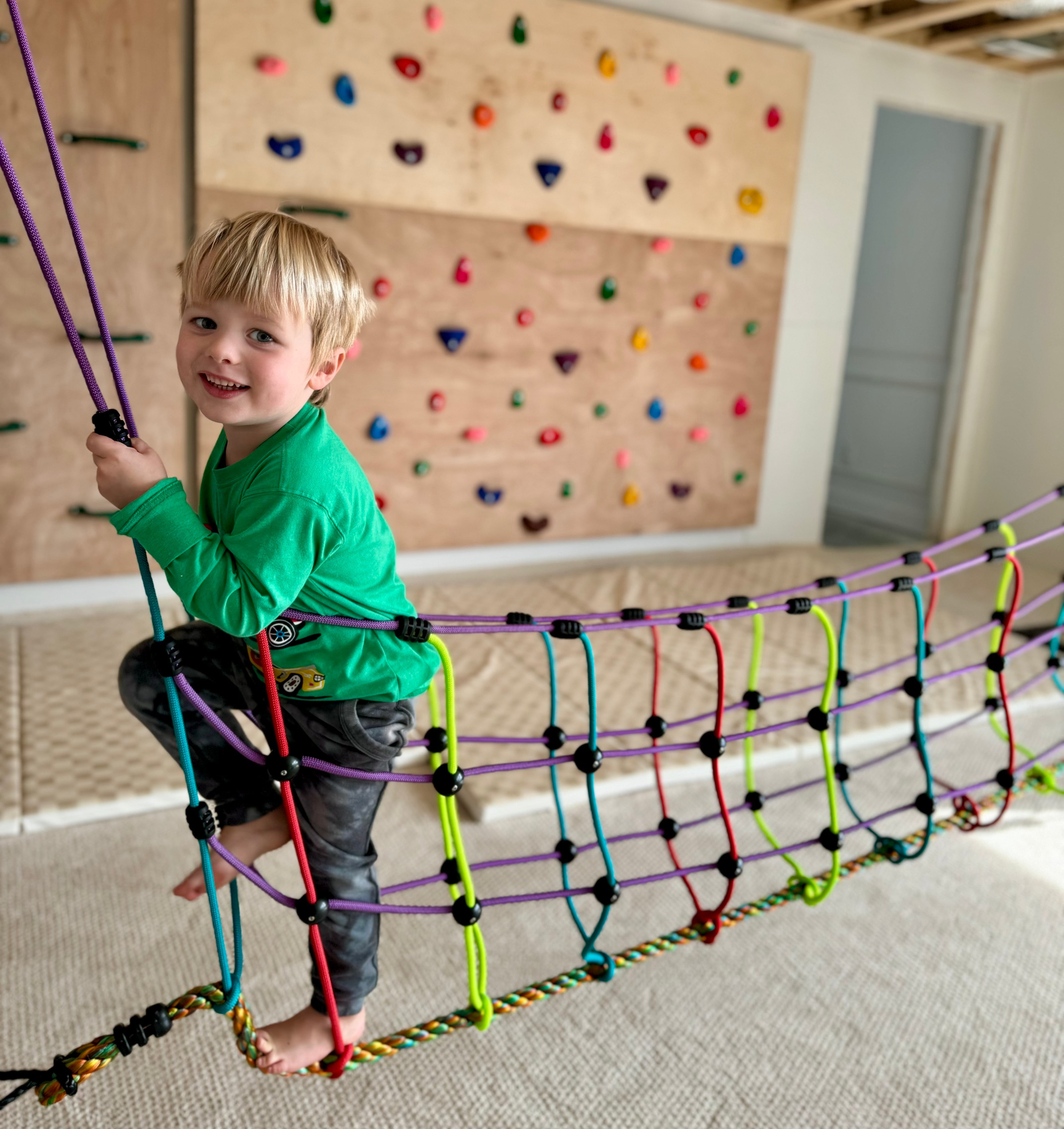Bijou Build Rambler 14' Rope Suspension Bridge