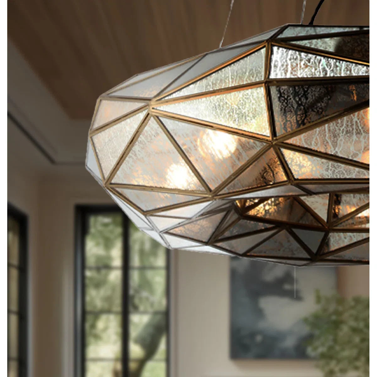 Metropolitan Geo-Gem 8-Light Indoor Chandelier – Artisan Brass