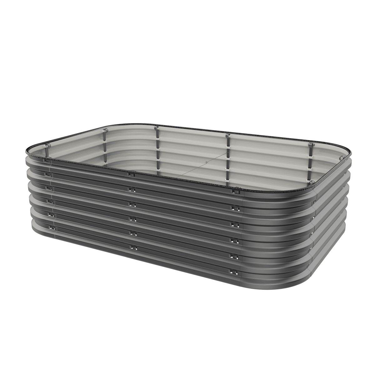 Gro-Rite “No Tools Needed” Premium Metal Raised Garden Bed Kit