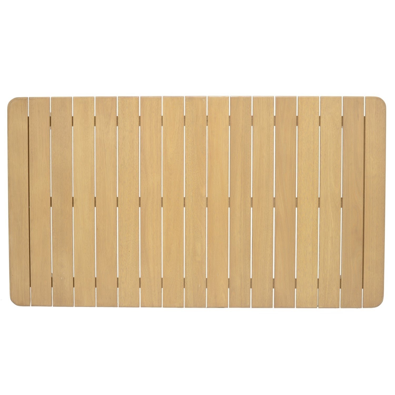 LifestyleGarden® Nassau Rectangular FSC® Eucalyptus Dining Table – 63"