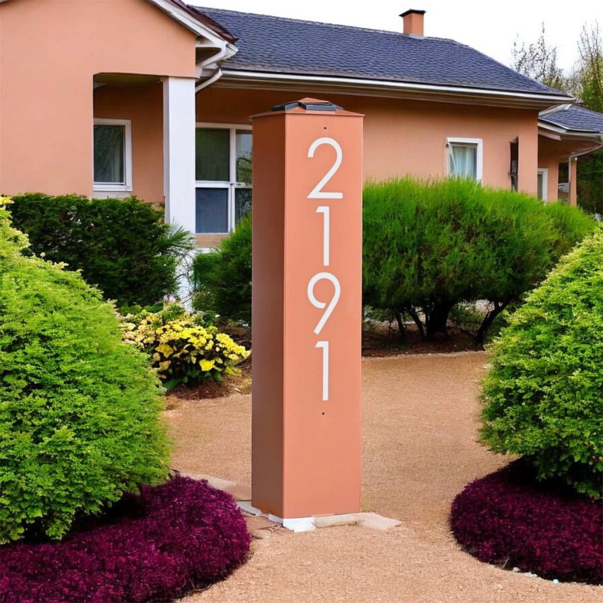 XL Modern Address Numbers Column