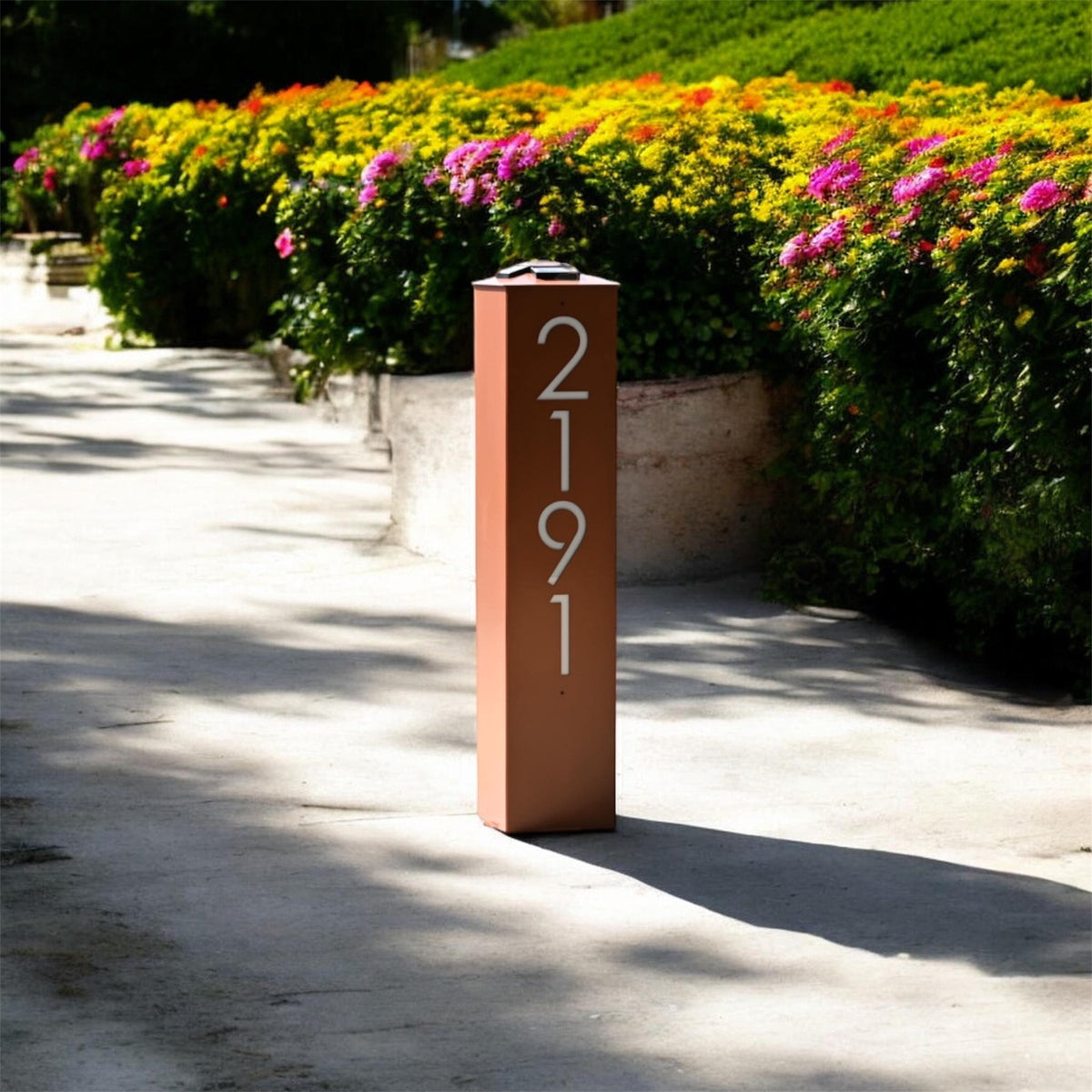 XL Modern Address Numbers Column