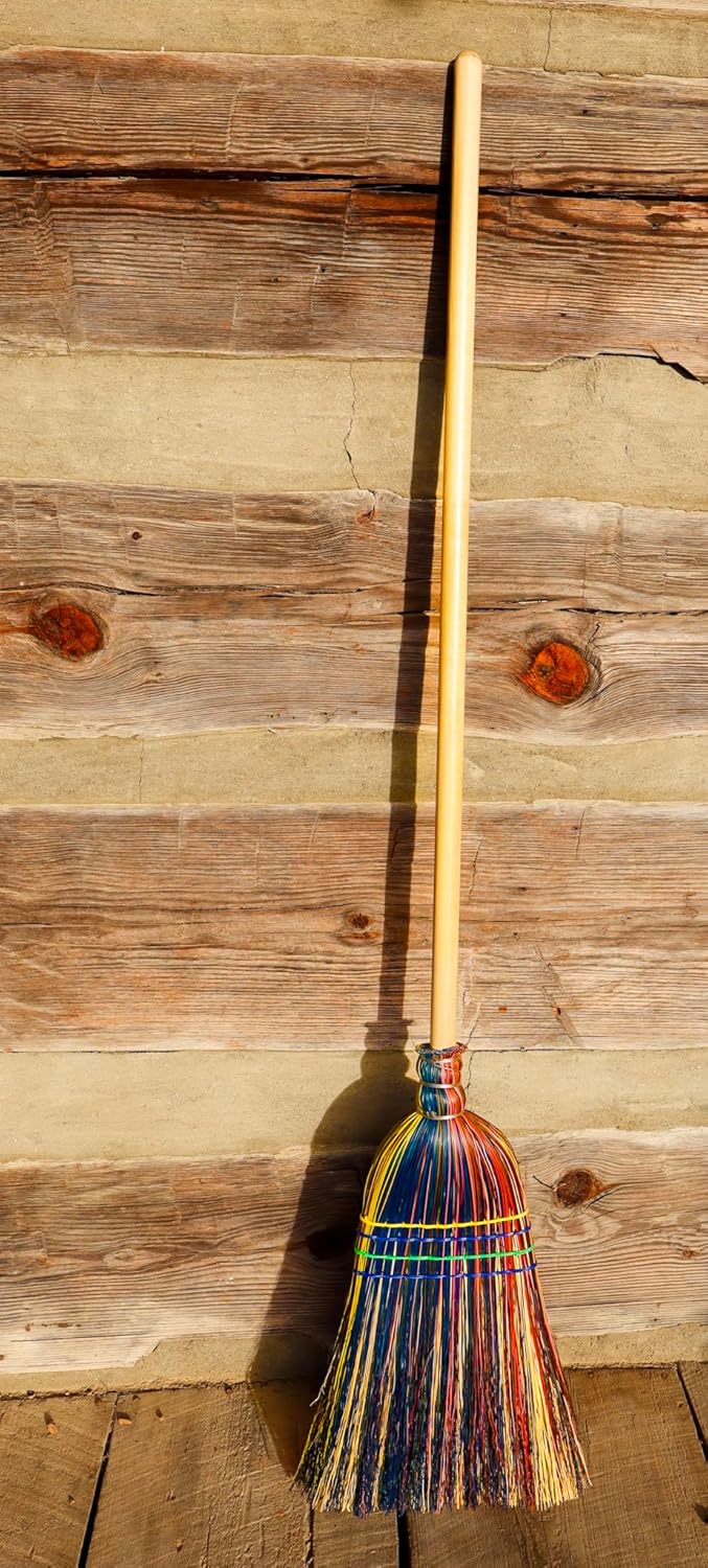 Handcrafted Broomcorn Broom | Parker Homestead