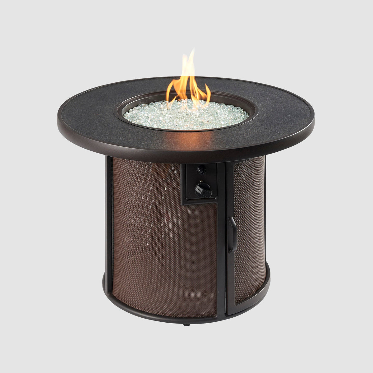 Outdoor GreatRoom Stonefire 32" Round Gas Fire Pit Table