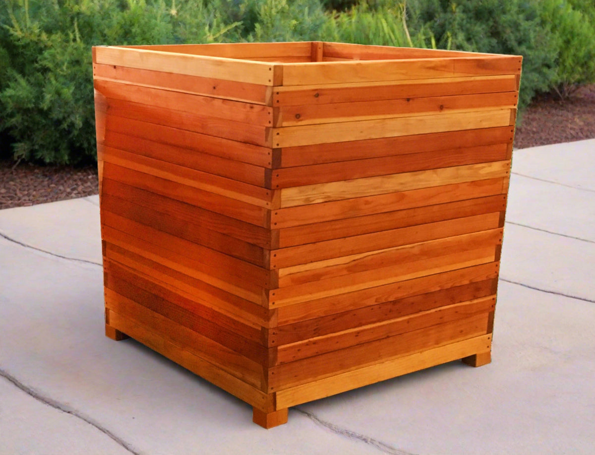 Best Redwood Santa Fe Redwood Planter