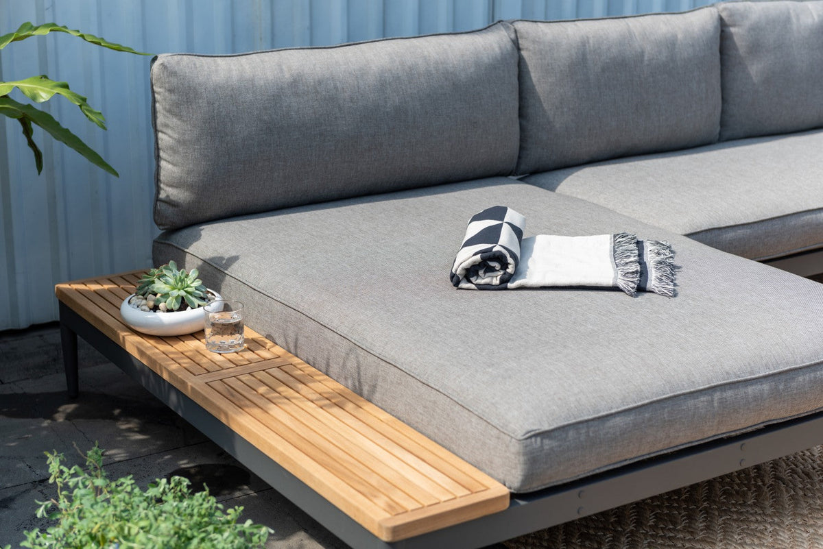 LifestyleGarden® Topaz XL Daybed, Sofa & Coffee Table – 3 Piece Outdoor Lounge Set