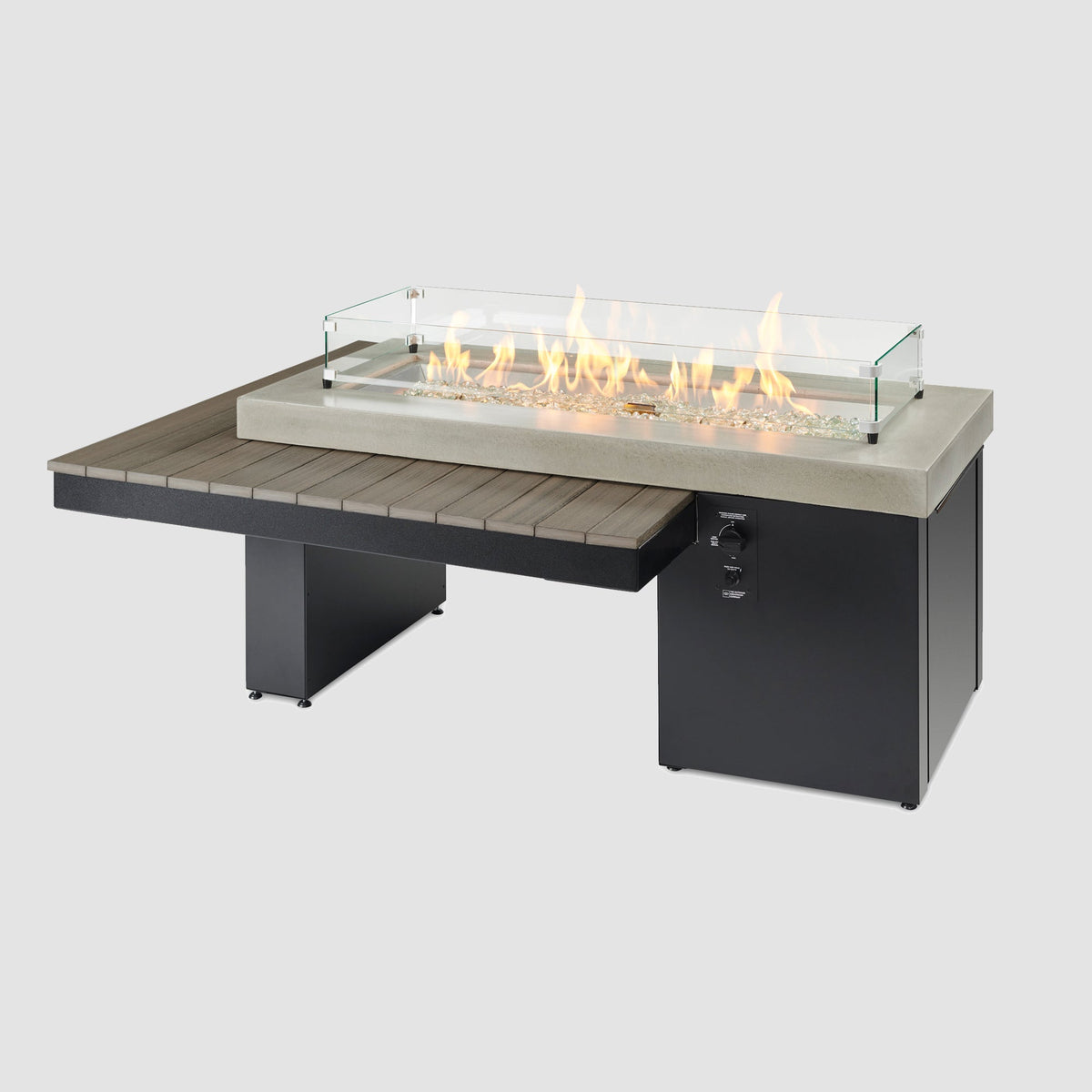 Outdoor GreatRoom Uptown Linear Gas Fire Pit Table
