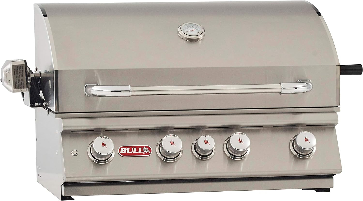 BBQ 47628 Angus 75,000 BTU Grill Head, LP, 304 Stainless Steel, 4 Burners, 810 Sq. Inches, Twin Lights, Rotisserie Kit