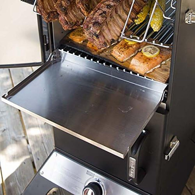 923610 Vertical Charcoal Cabinet Smoker, Black