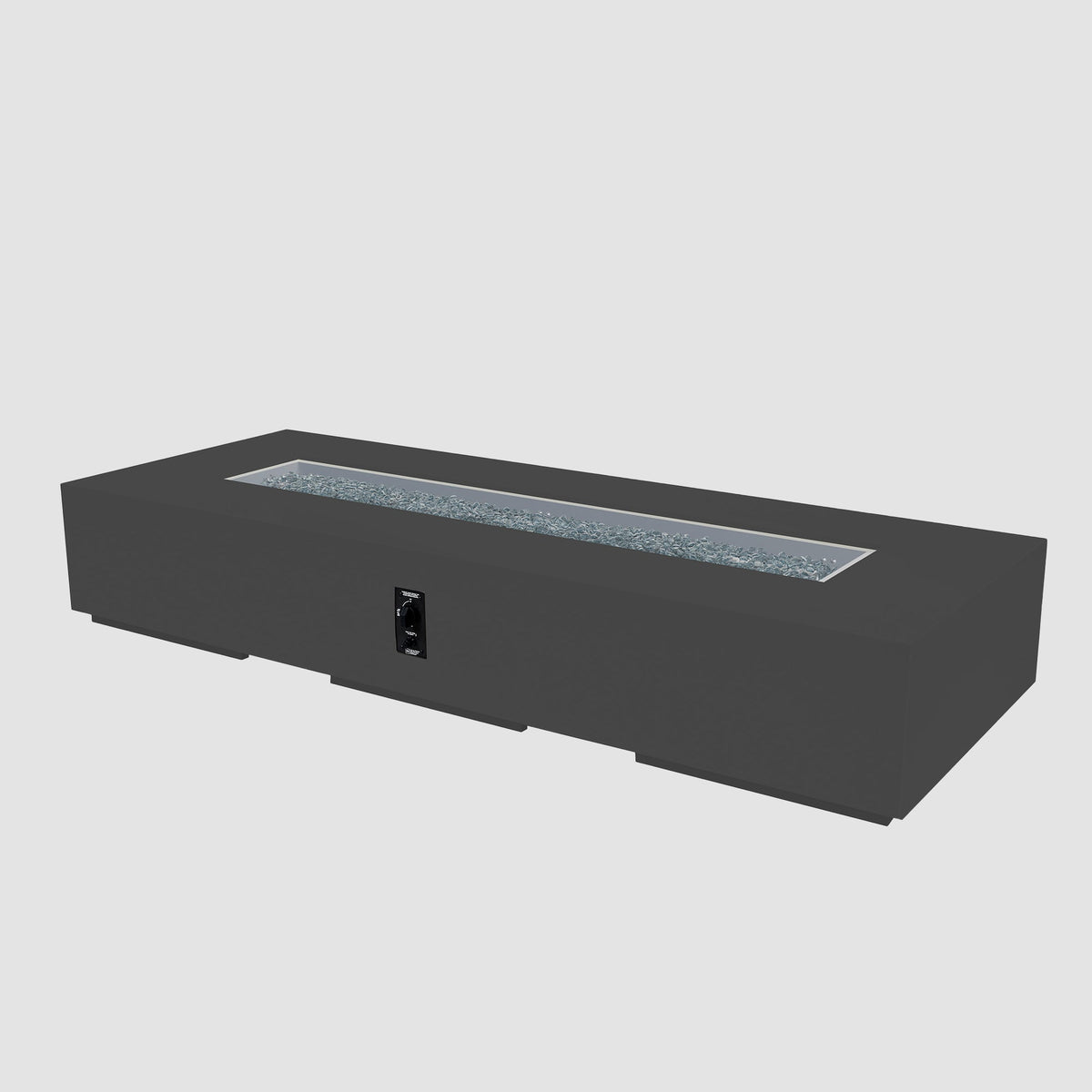 Outdoor GreatRoom Cove Linear Concrete Gas Fire Pit | 48", 84" & 96"