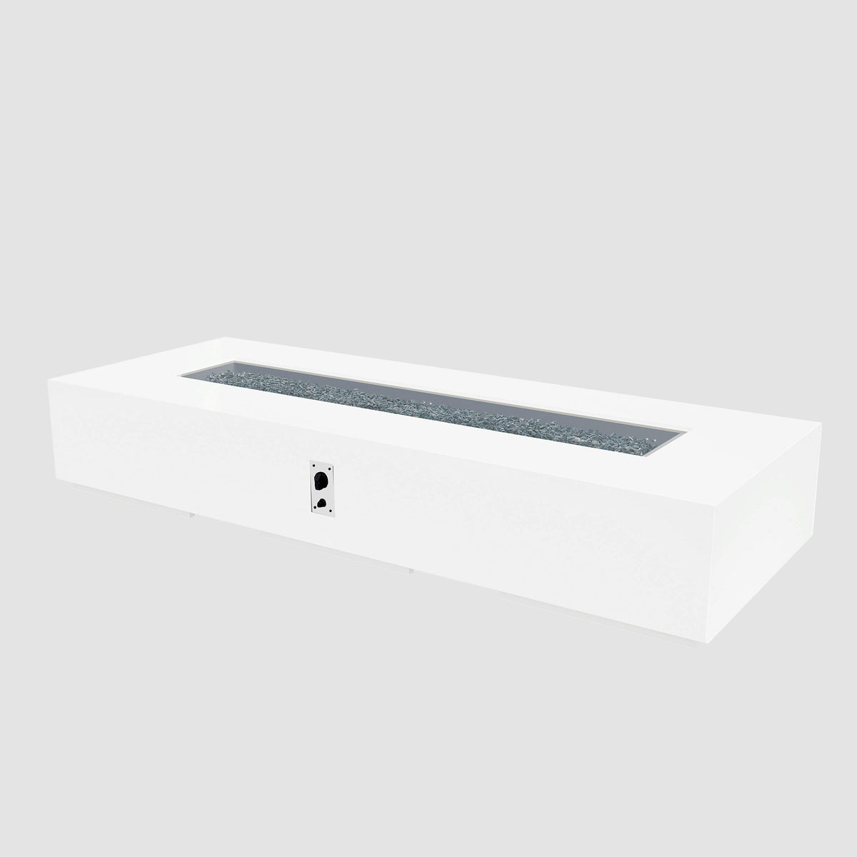 Outdoor GreatRoom Cove Linear Concrete Gas Fire Pit | 48", 84" & 96"