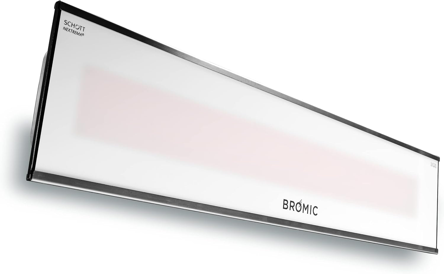 Bromic Platinum Smart Heat 3400W Electric Patio Heater - Radiant Infrared, 220V-240V, White Finish - BH0320008