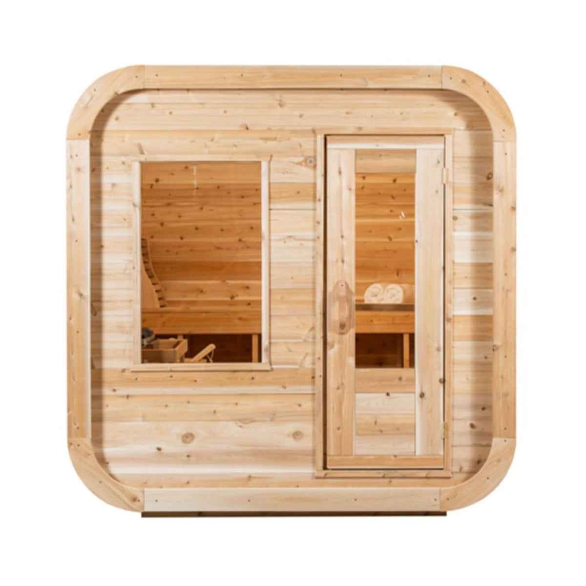 Dundalk LeisureCraft Canadian Timber Luna 4-Person Outdoor Sauna | CTC22LU