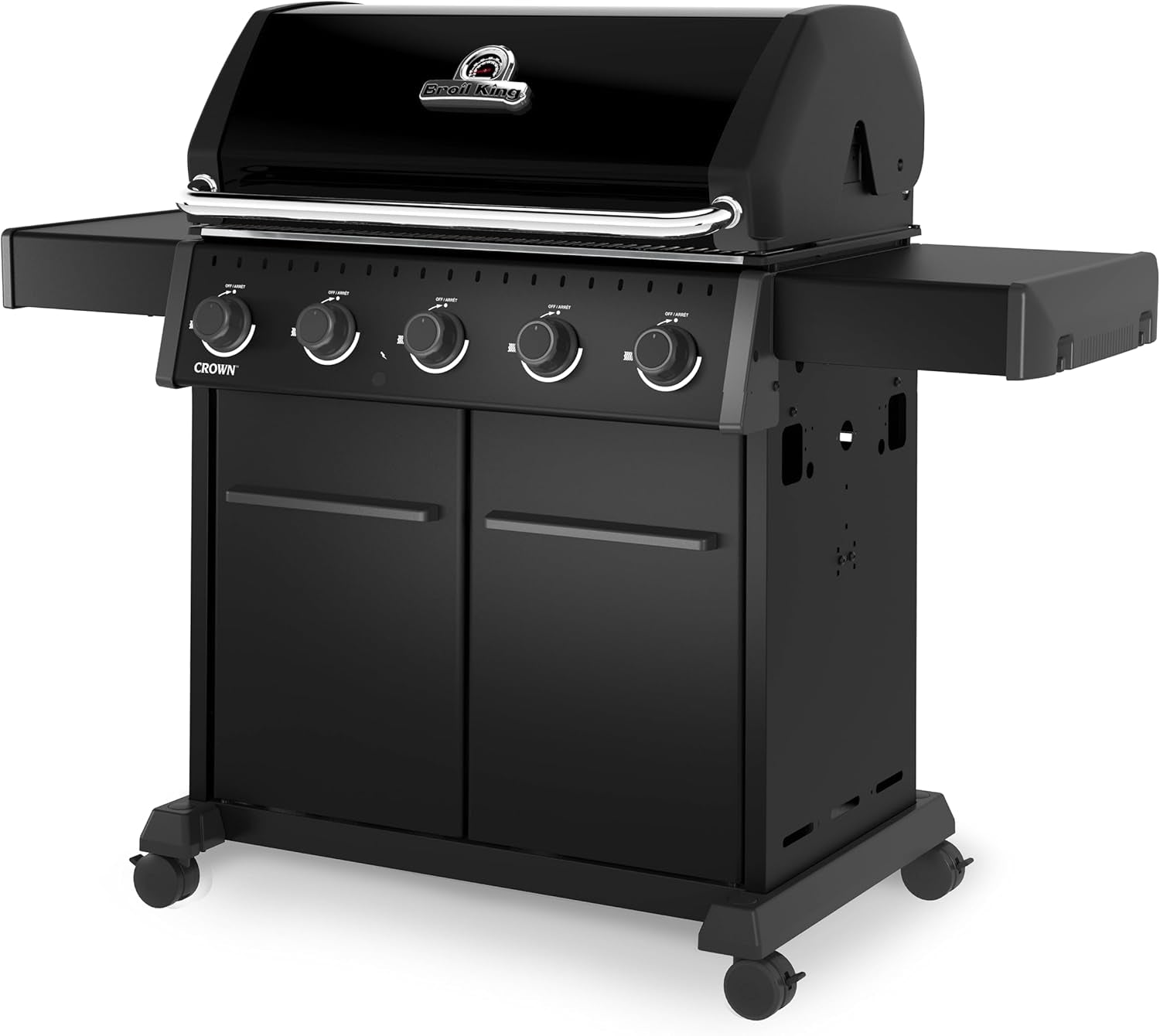 866154 Crown 520 Shadow 5-Burner Propane Gas Grill in Black