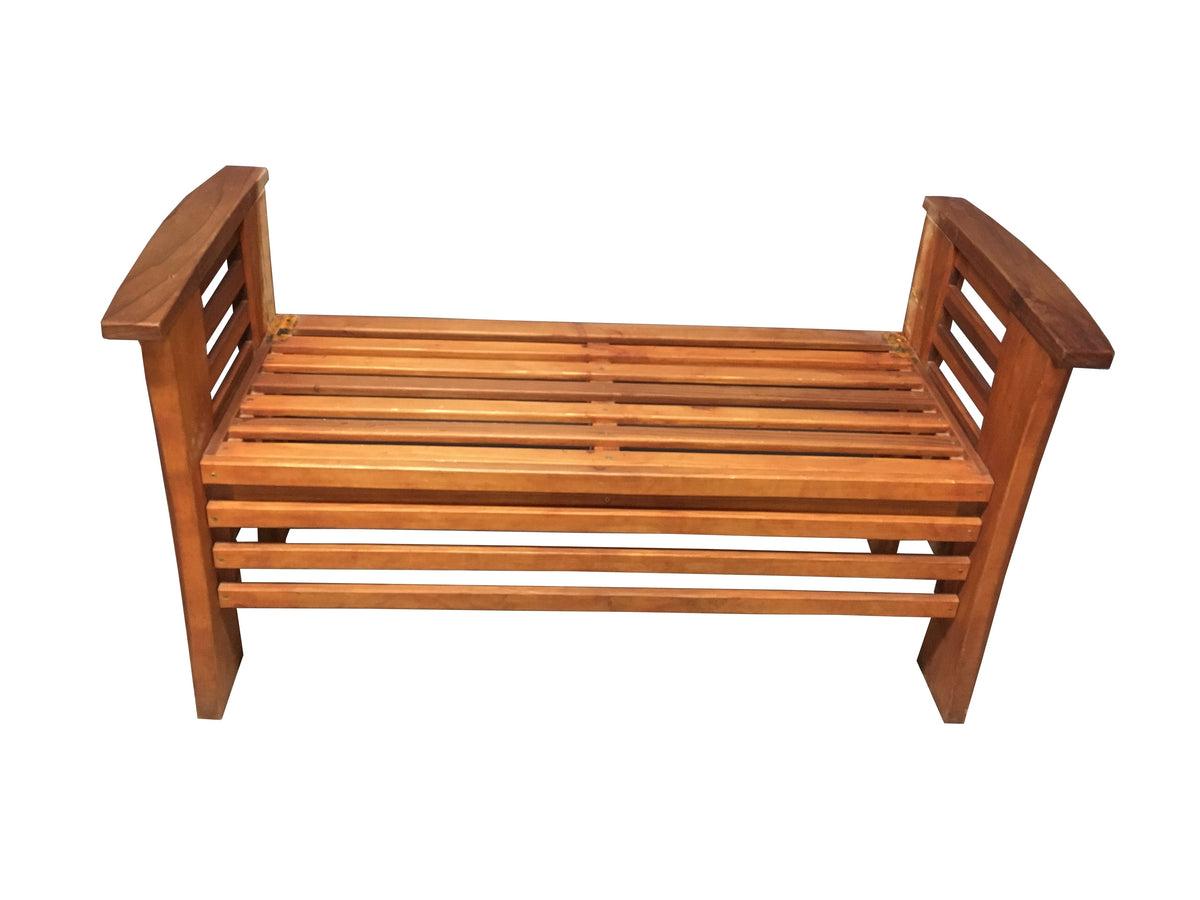 Best Redwood Solid Redwood Patio Bench