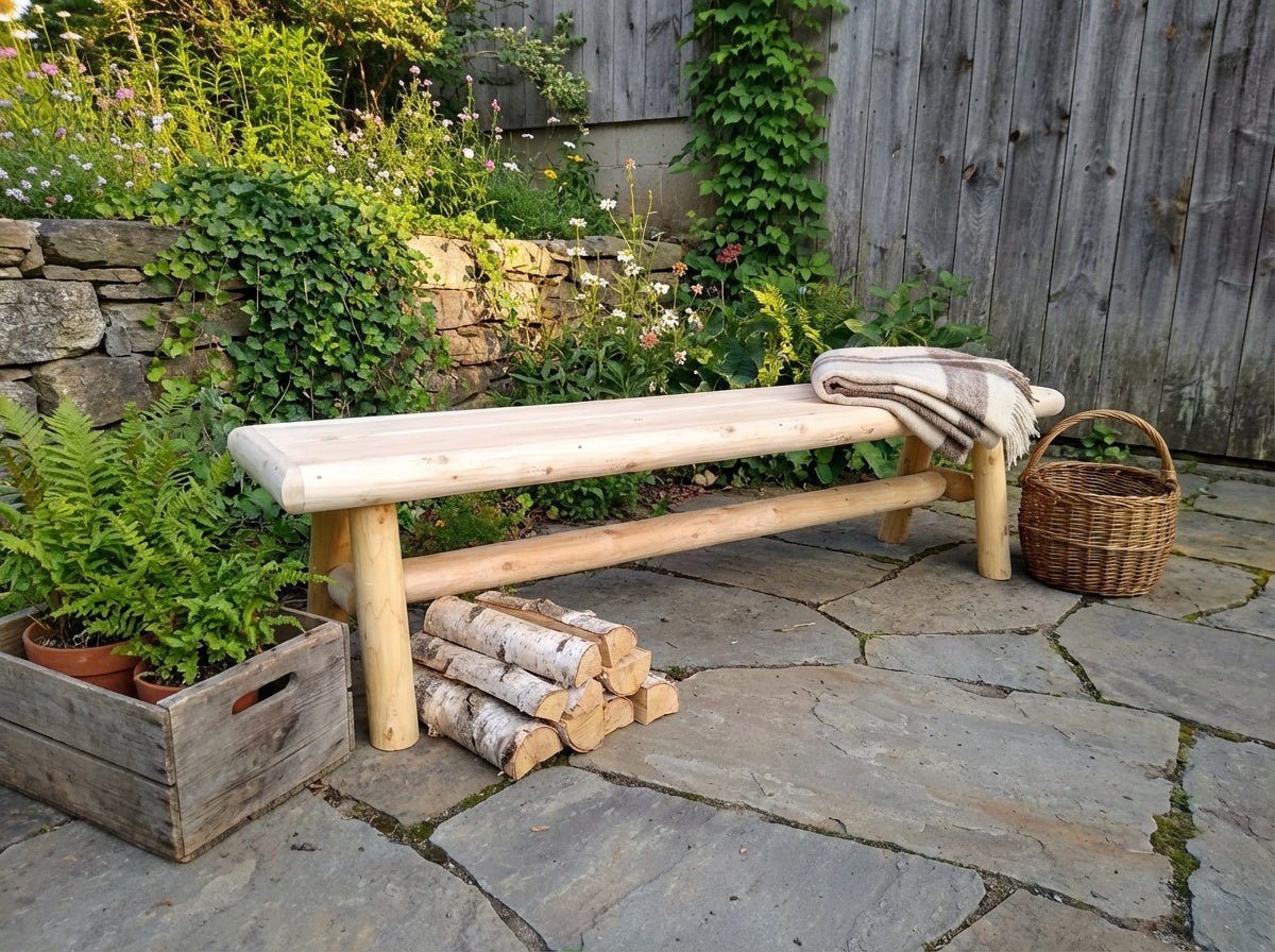 Cedar Creek White Cedar Outdoor Bench
