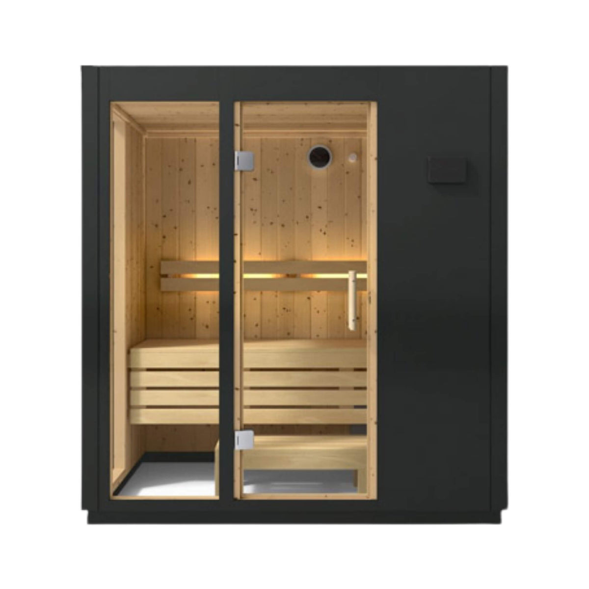 KOHLER C1 Graphite Gray Indoor Sauna