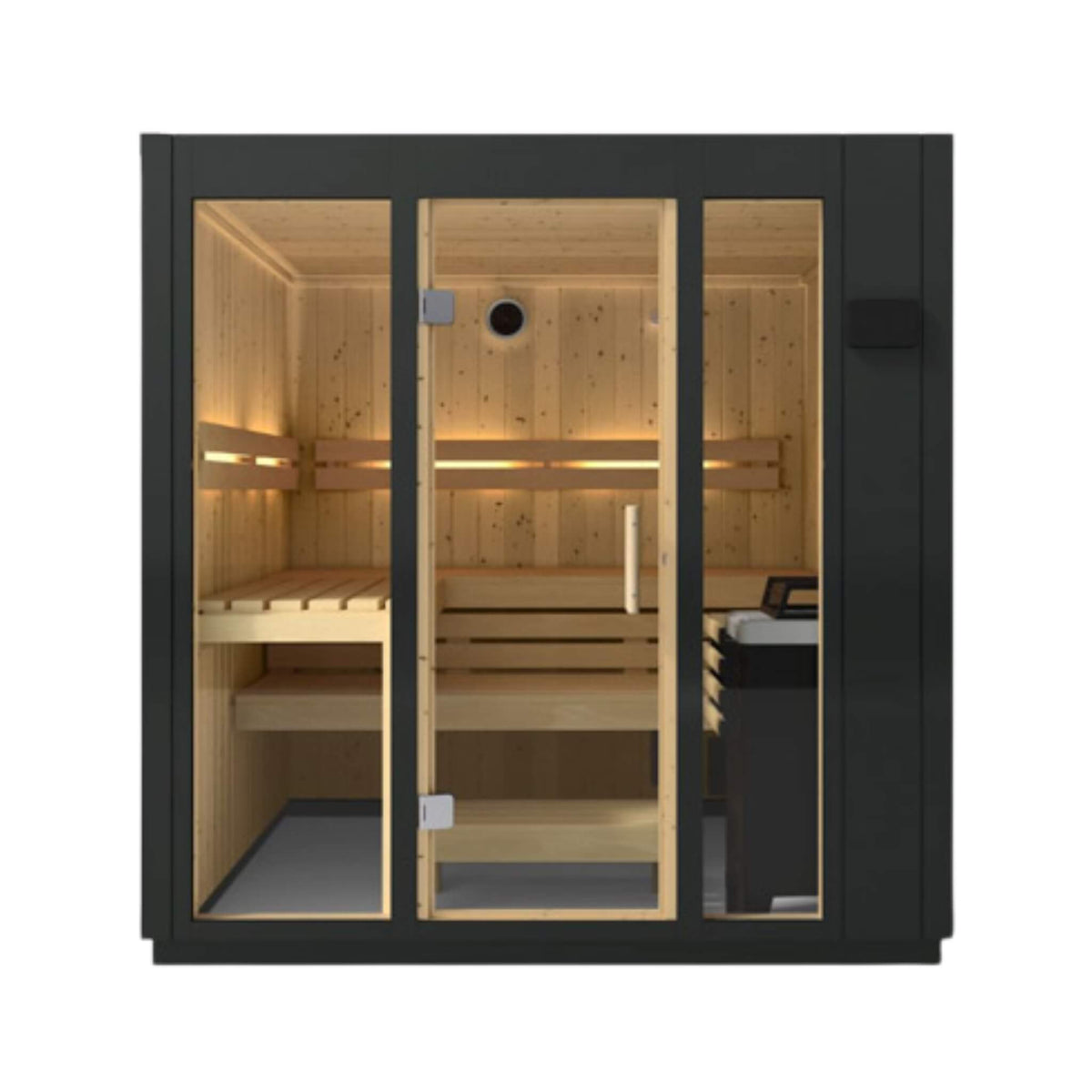 KOHLER C1 Graphite Gray Indoor Sauna