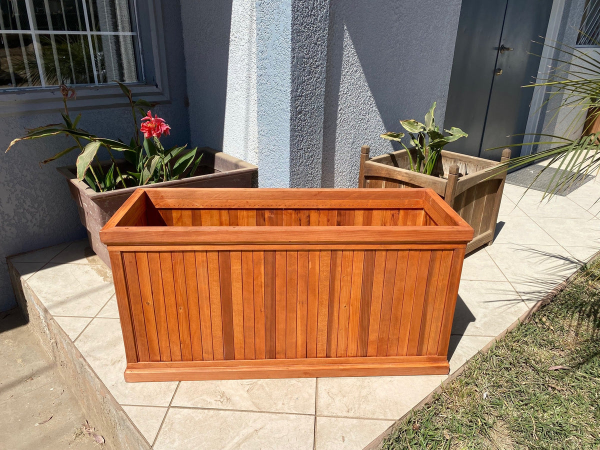 Best Redwood Santa Barbara Redwood Planter Box