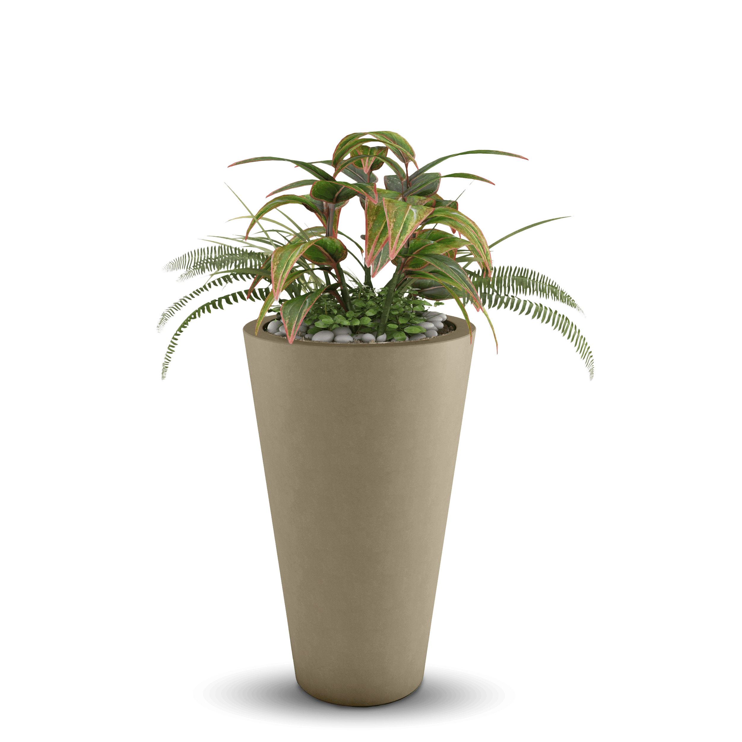 ModaConcrete Cone GFRC Concrete Planter