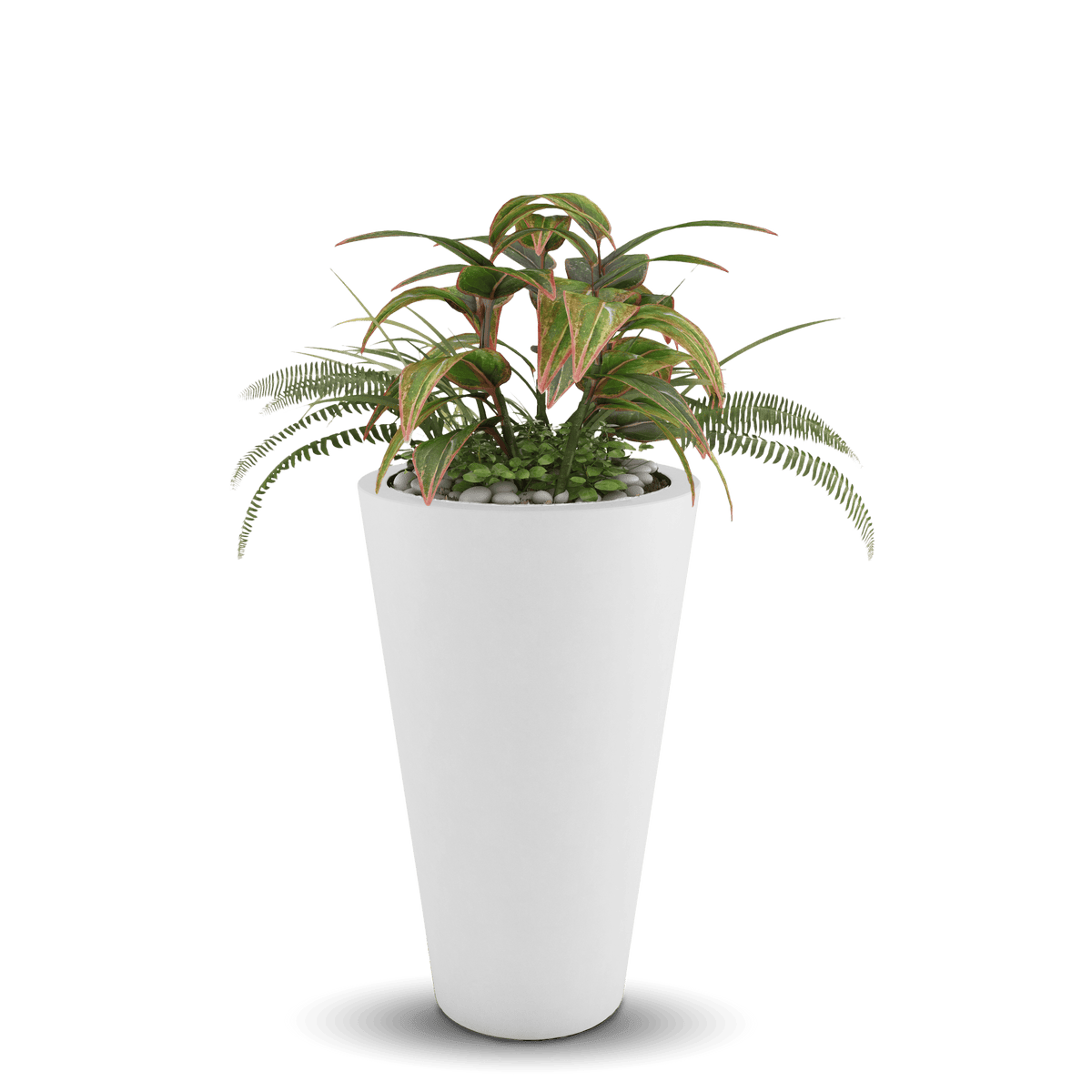 ModaConcrete Cone GFRC Concrete Planter