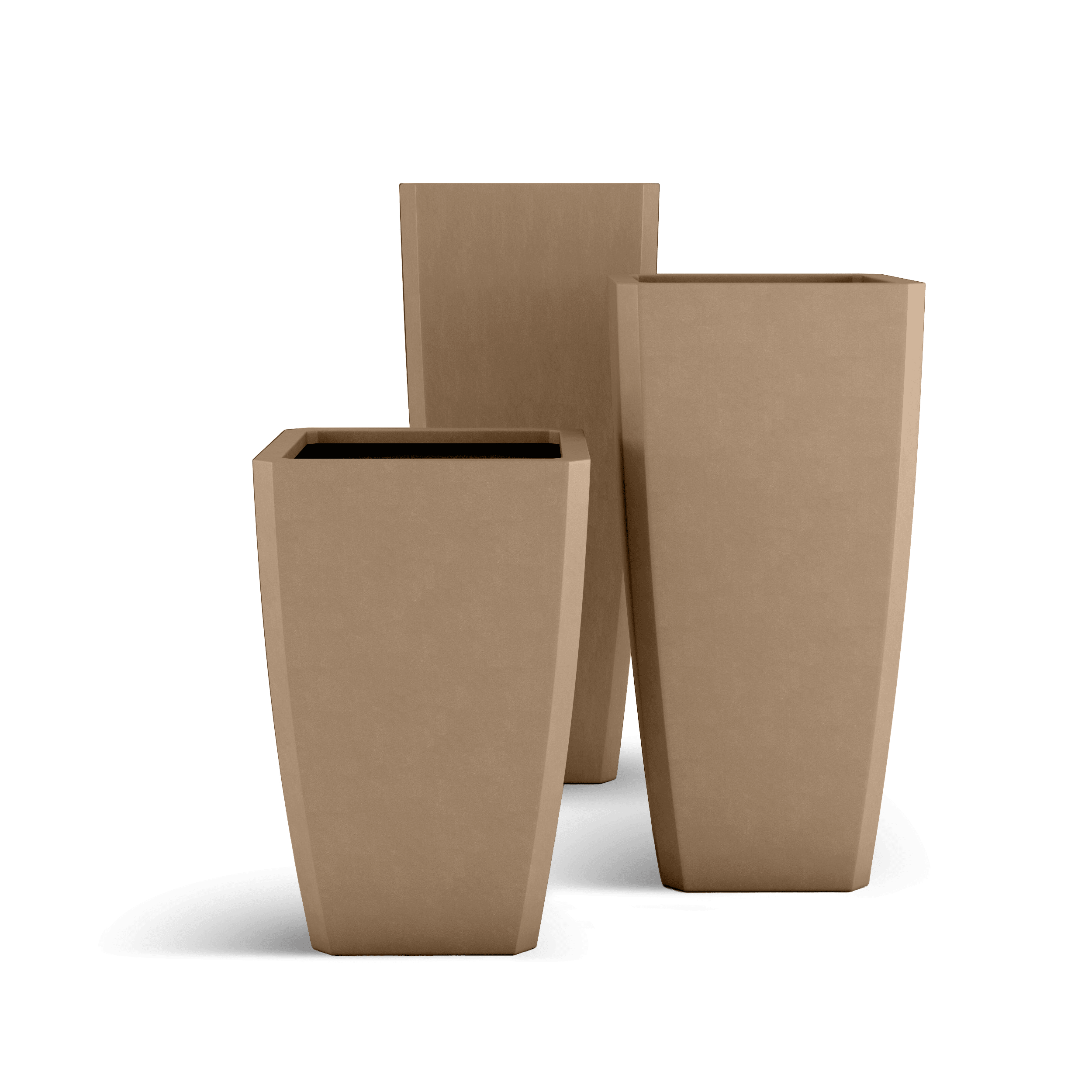 ModaConcrete Quartet GFRC Concrete Planter