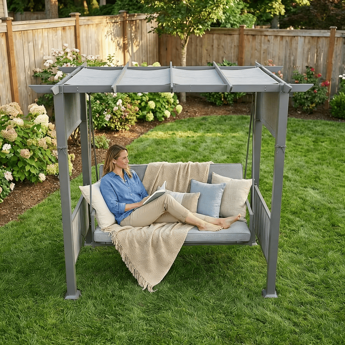 Forge Outdoor Swing Bed