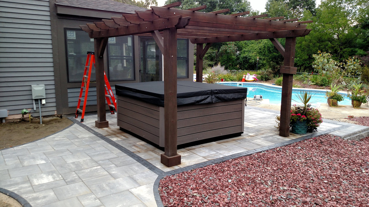 Best Redwood Super Deck Solid Wood Pergola