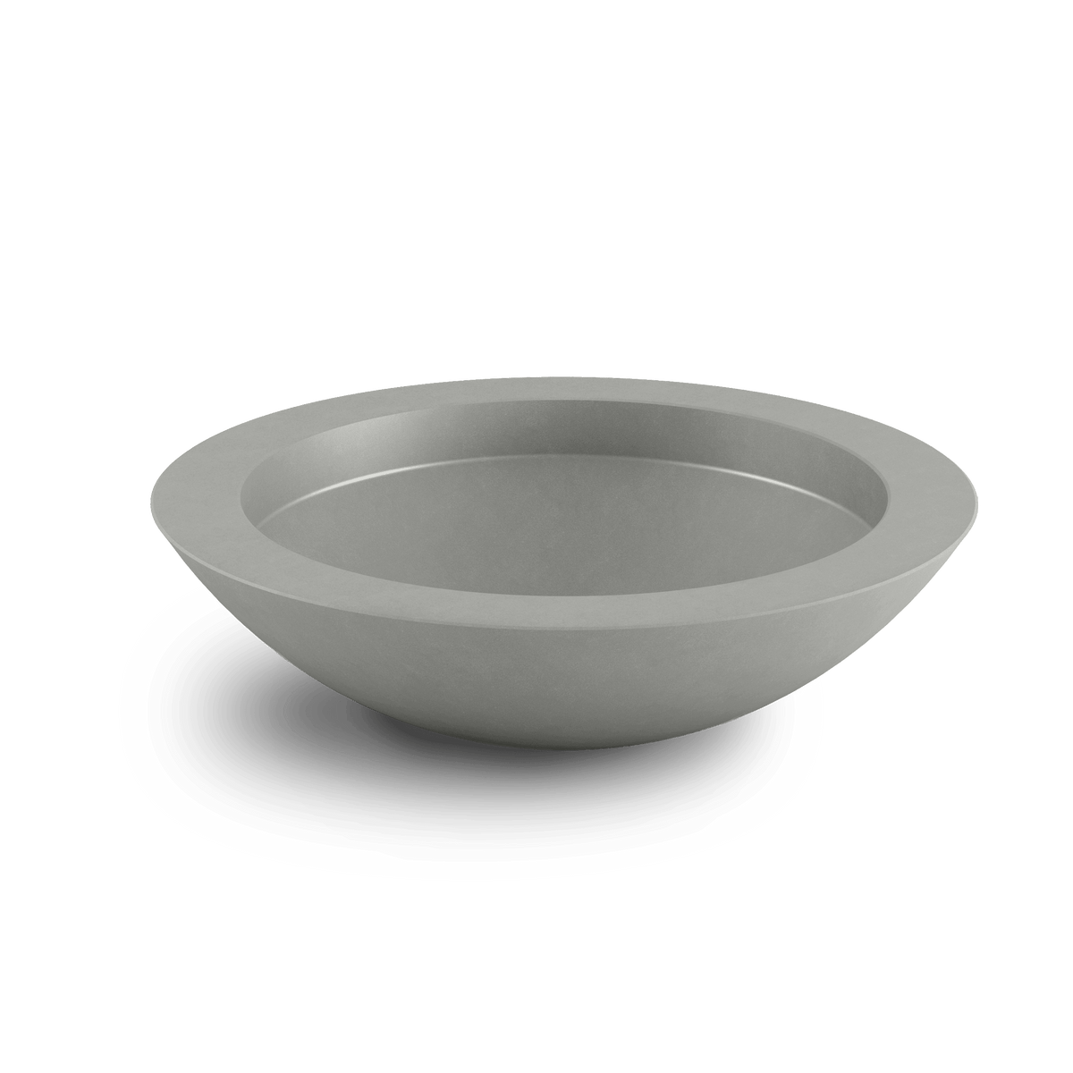 ModaConcrete Oceanside Shallow GFRC Planter