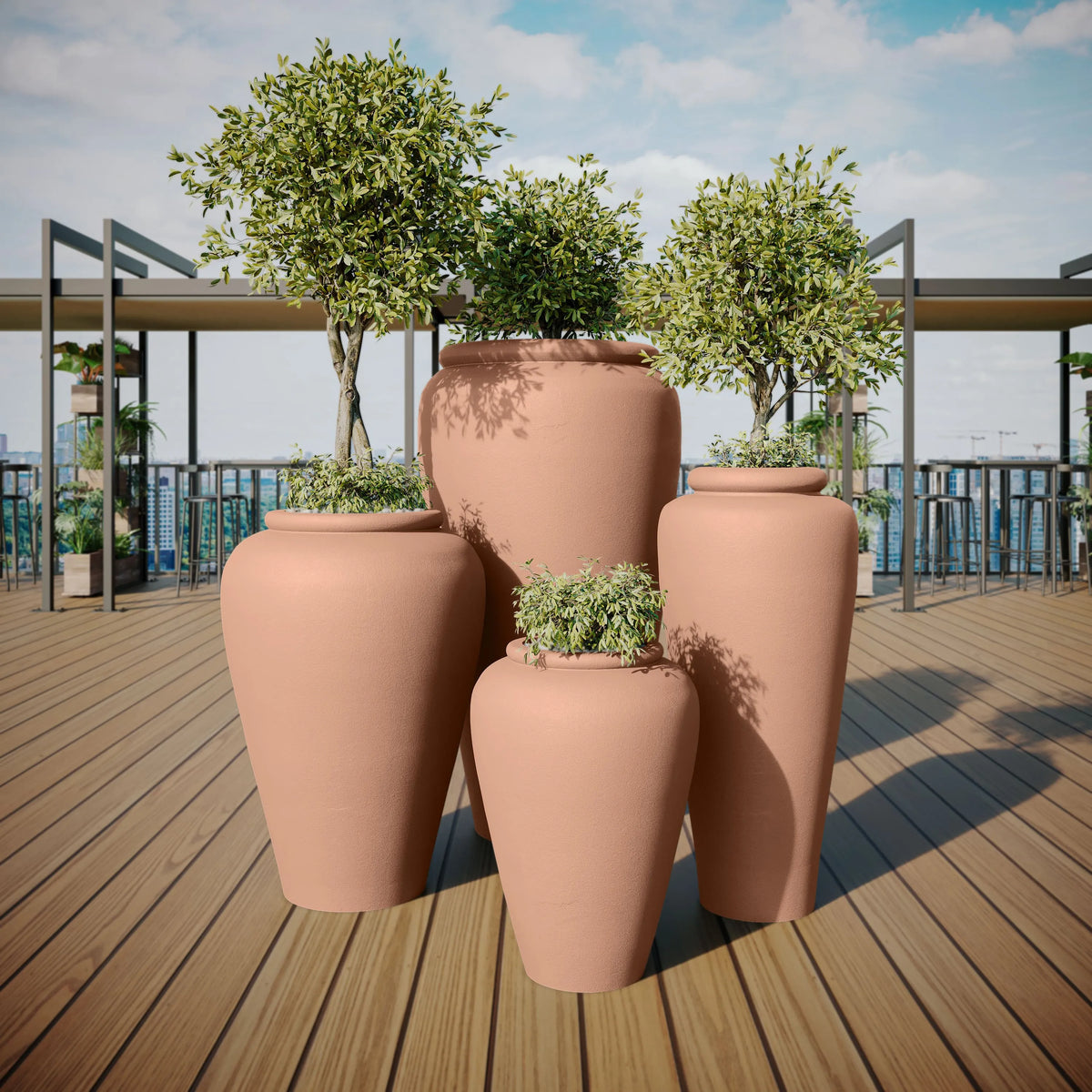ModaConcrete Staccato GFRC Planter