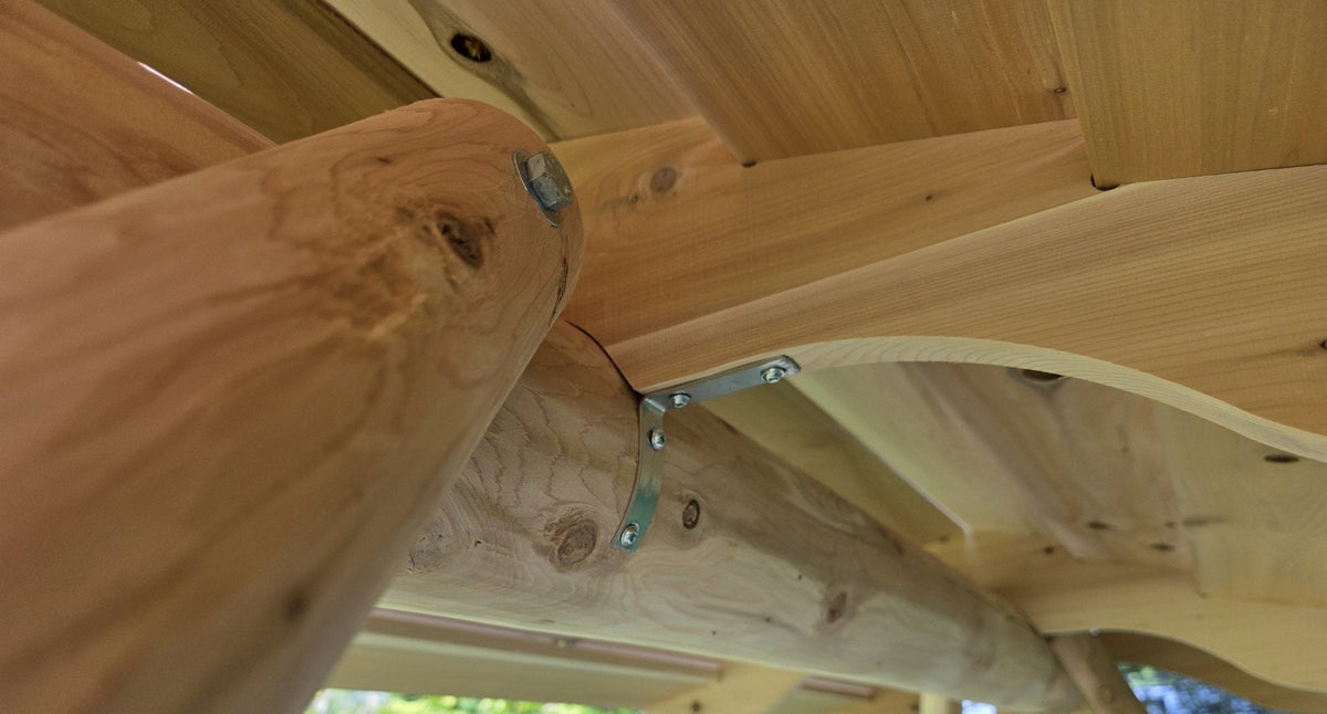 Cedar Creek Rustic Furniture White Cedar Canopy Kit for HD Swing SW111