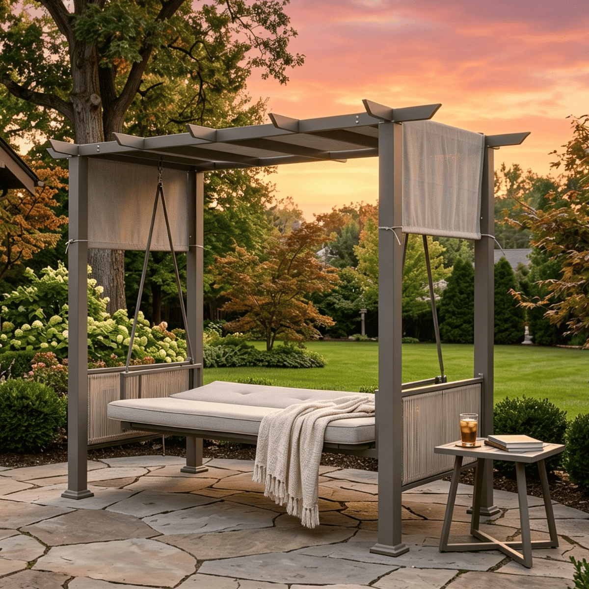 Forge Outdoor Swing Bed