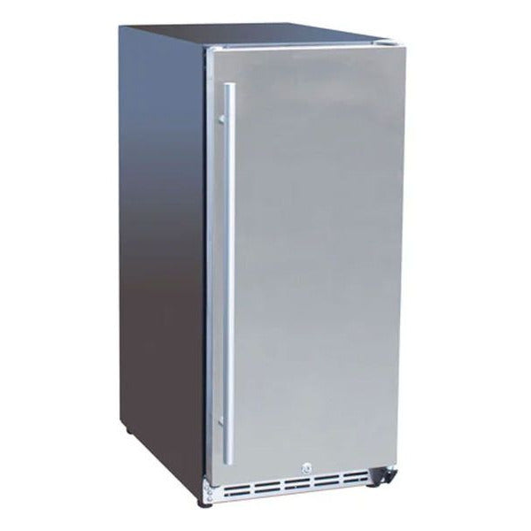 TrueFlame 15" Outdoor-Rated Stainless Steel Refrigerator | 89 Cans