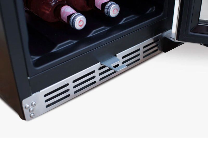 TrueFlame 24" Outdoor-Rated Dual-Zone Wine Cooler | 46 Bottles