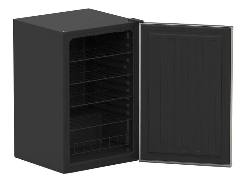 TrueFlame 22" Outdoor-Rated Refrigerator with Reversible Locking Door